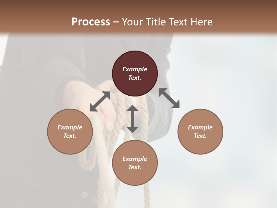 Smile Fight Businessman PowerPoint Template