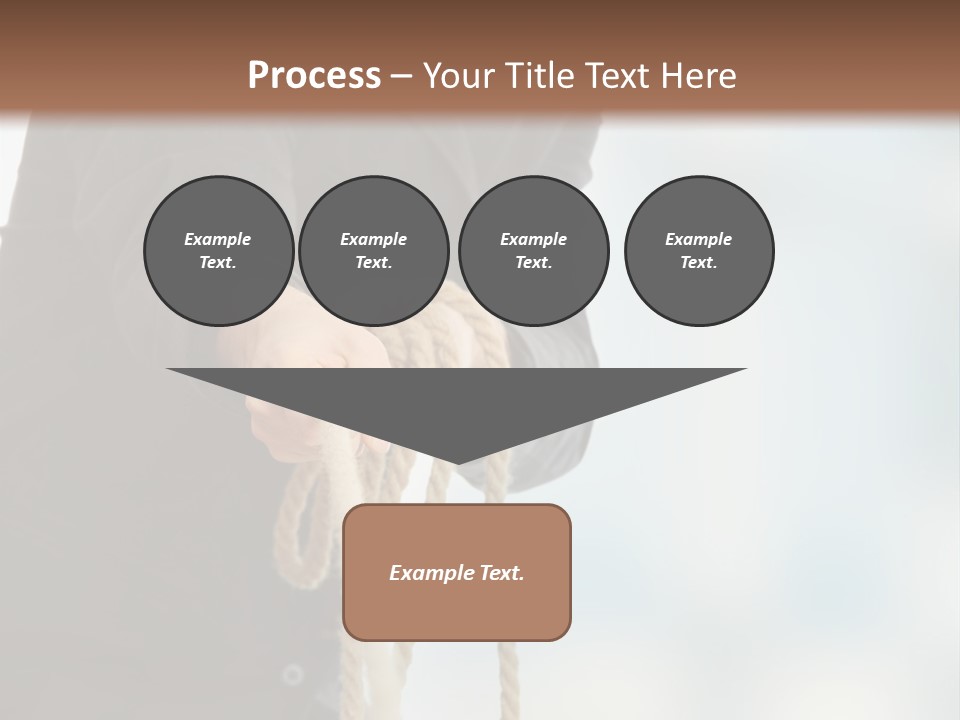 Smile Fight Businessman PowerPoint Template