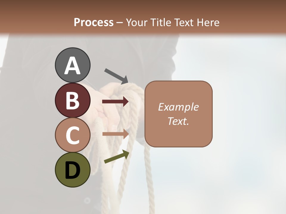 Smile Fight Businessman PowerPoint Template