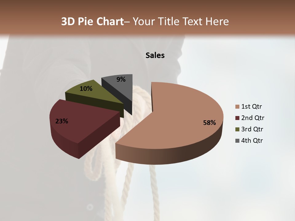 Smile Fight Businessman PowerPoint Template