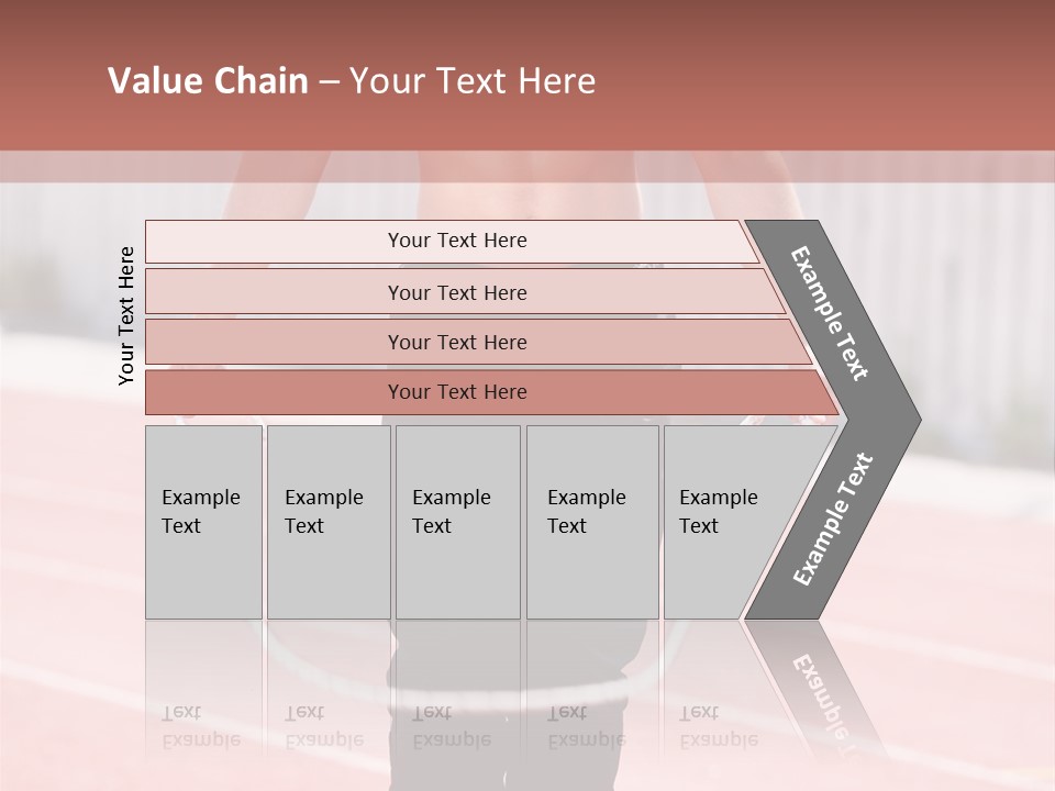 Action Muscular Build Caucasian PowerPoint Template