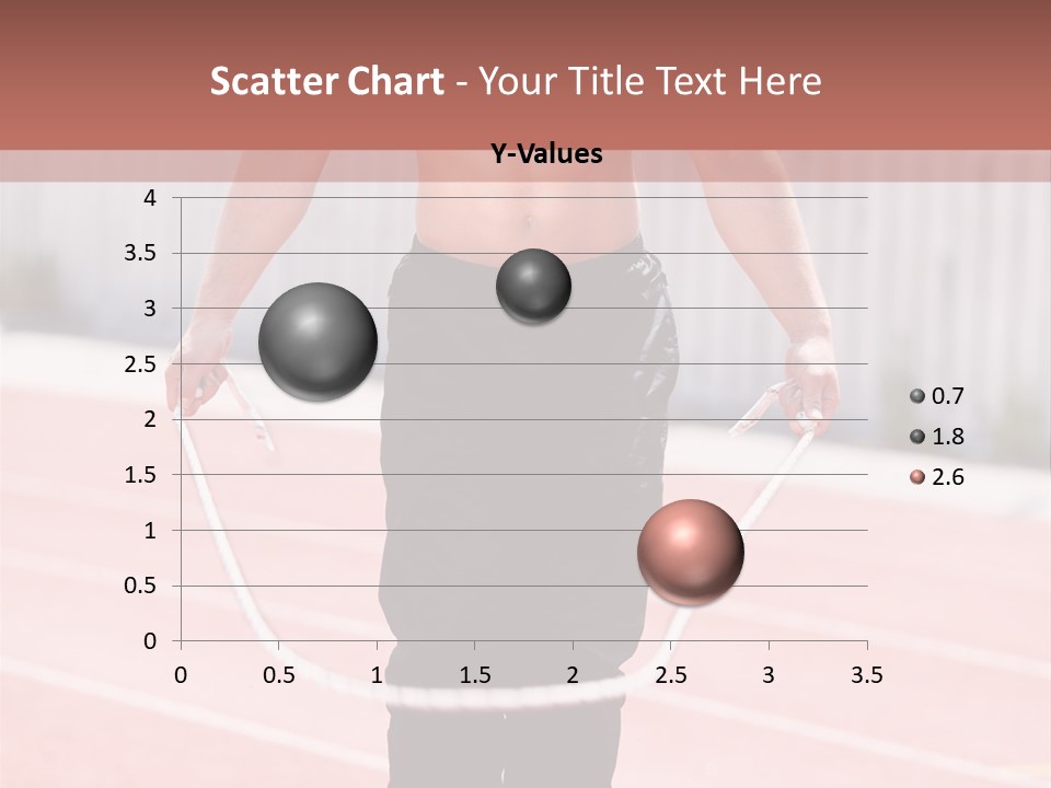 Action Muscular Build Caucasian PowerPoint Template