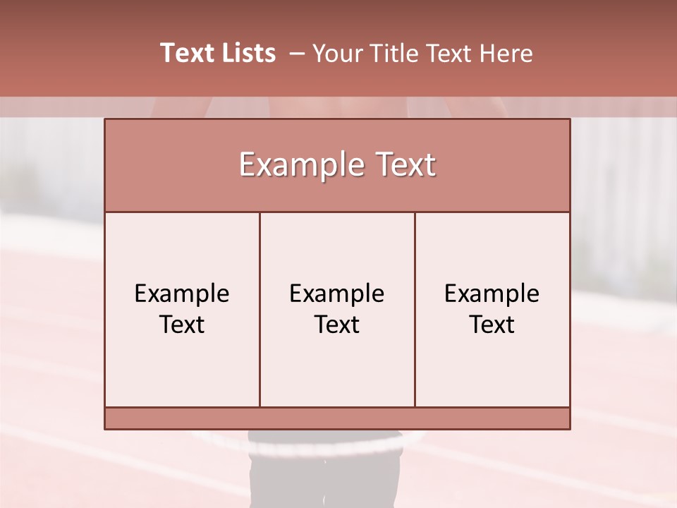 Action Muscular Build Caucasian PowerPoint Template