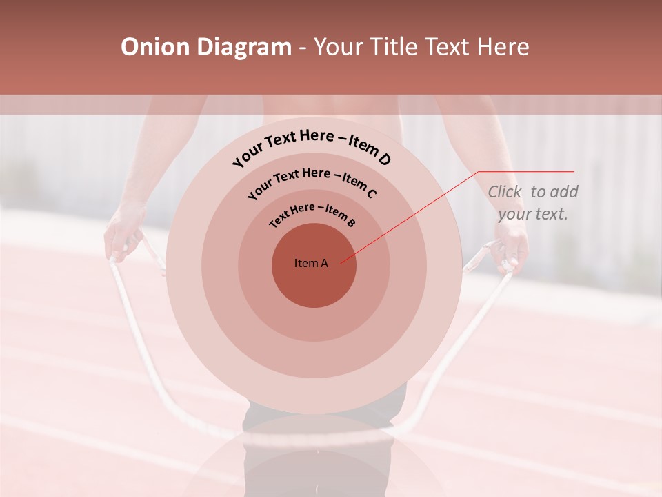 Action Muscular Build Caucasian PowerPoint Template