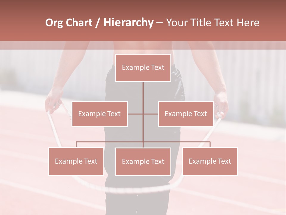 Action Muscular Build Caucasian PowerPoint Template