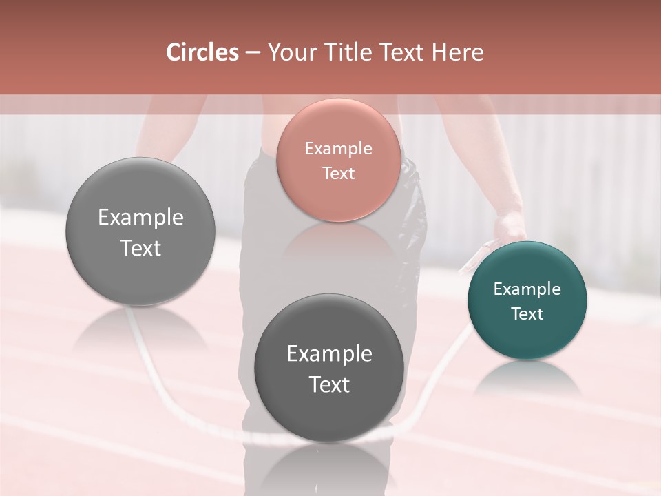 Action Muscular Build Caucasian PowerPoint Template