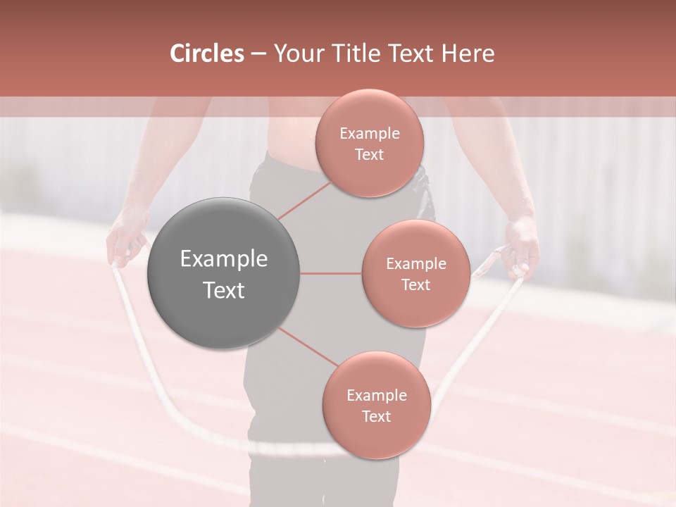 Action Muscular Build Caucasian PowerPoint Template