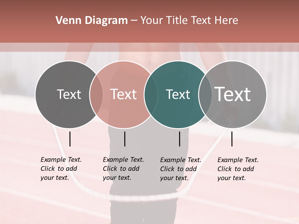 Action Muscular Build Caucasian PowerPoint Template