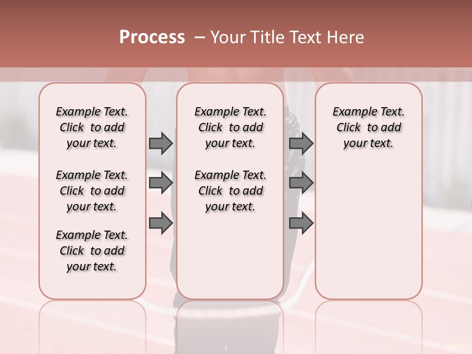 Action Muscular Build Caucasian PowerPoint Template
