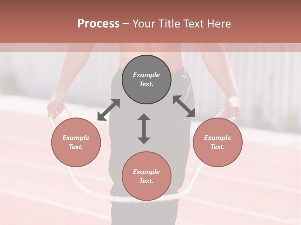 Action Muscular Build Caucasian PowerPoint Template