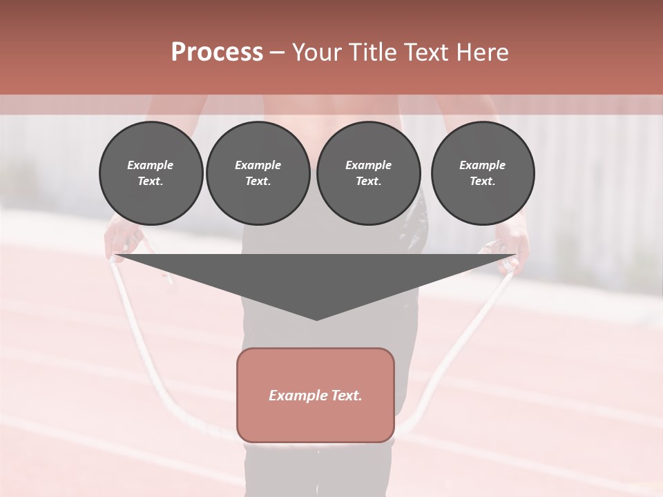 Action Muscular Build Caucasian PowerPoint Template