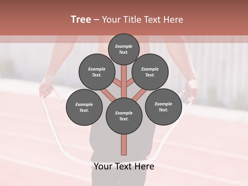 Action Muscular Build Caucasian PowerPoint Template