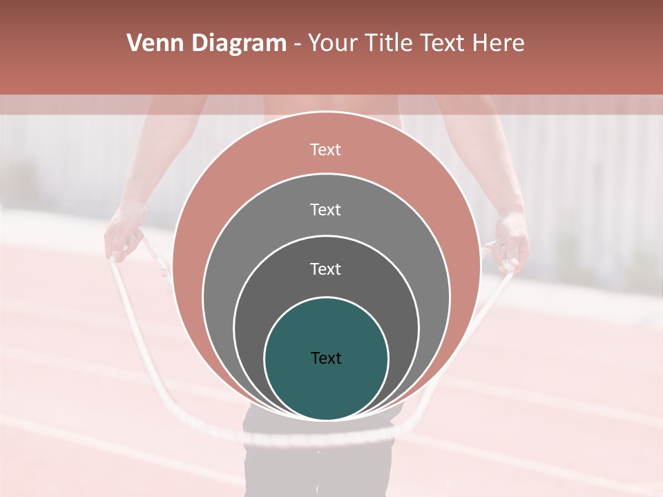 Action Muscular Build Caucasian PowerPoint Template