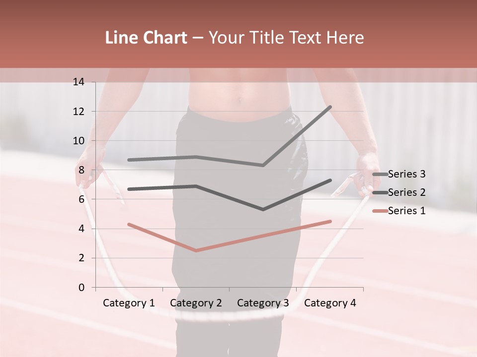 Action Muscular Build Caucasian PowerPoint Template