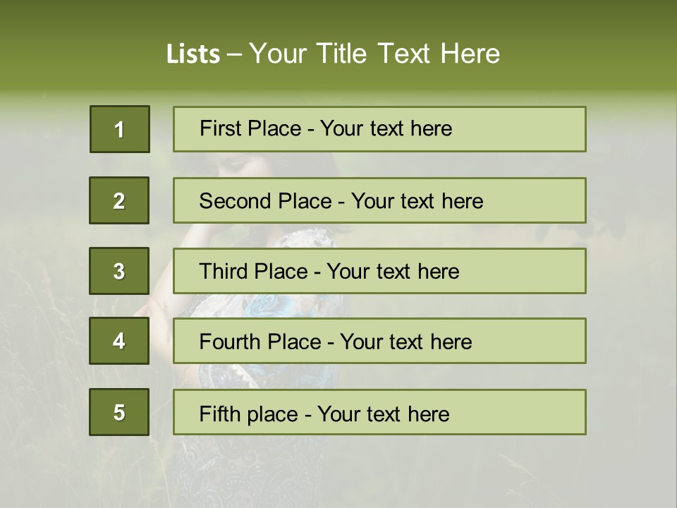 Outdoor Young Problem PowerPoint Template
