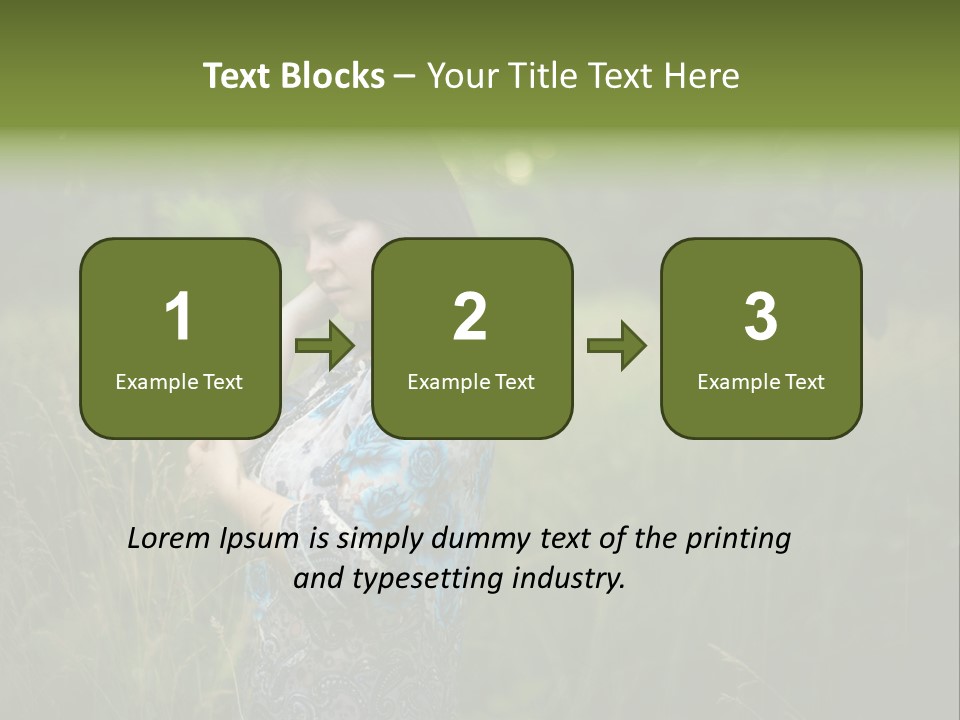 Outdoor Young Problem PowerPoint Template