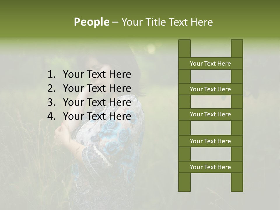 Outdoor Young Problem PowerPoint Template