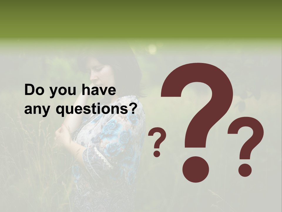 Outdoor Young Problem PowerPoint Template