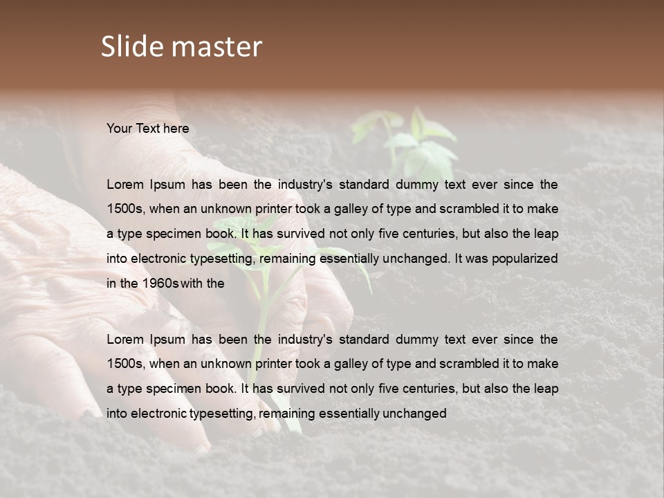 Skin Beginnings Nature PowerPoint Template