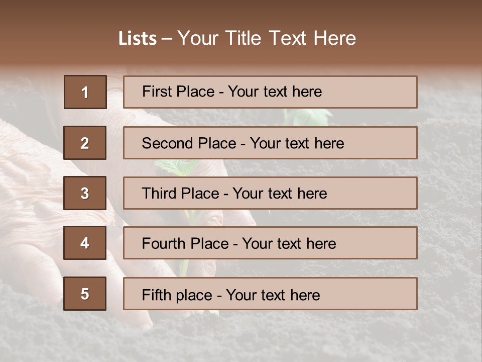 Skin Beginnings Nature PowerPoint Template