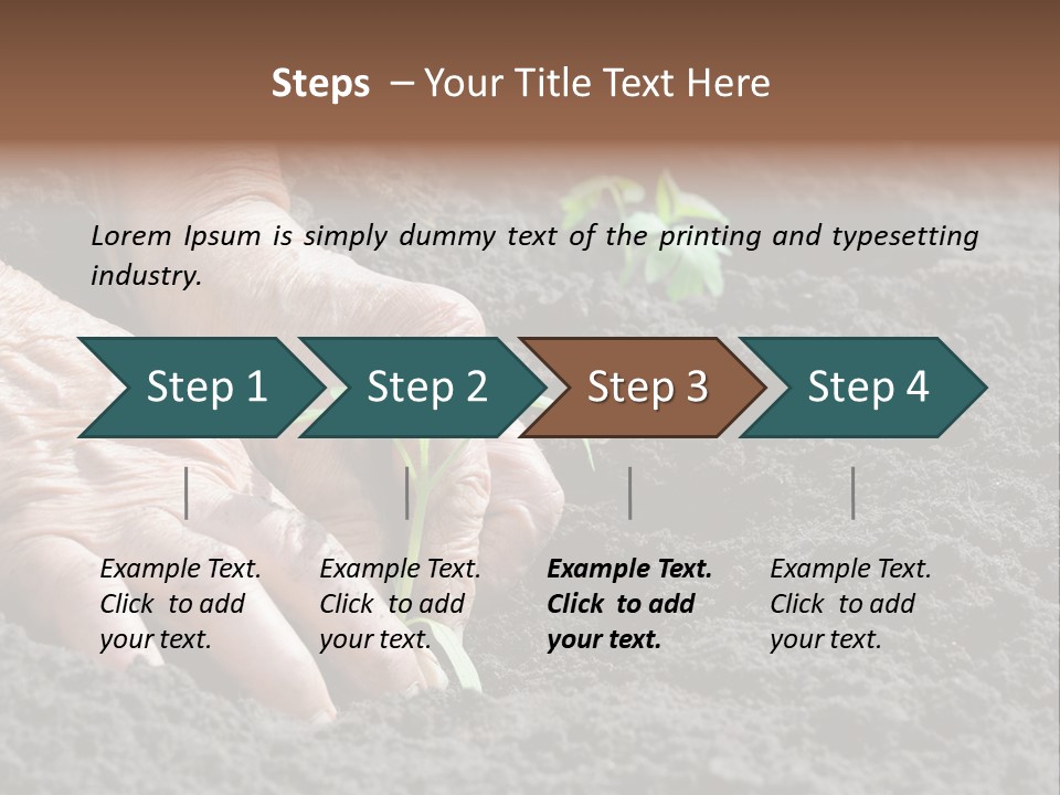 Skin Beginnings Nature PowerPoint Template