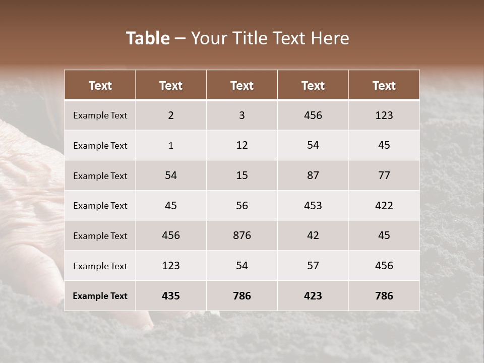 Skin Beginnings Nature PowerPoint Template