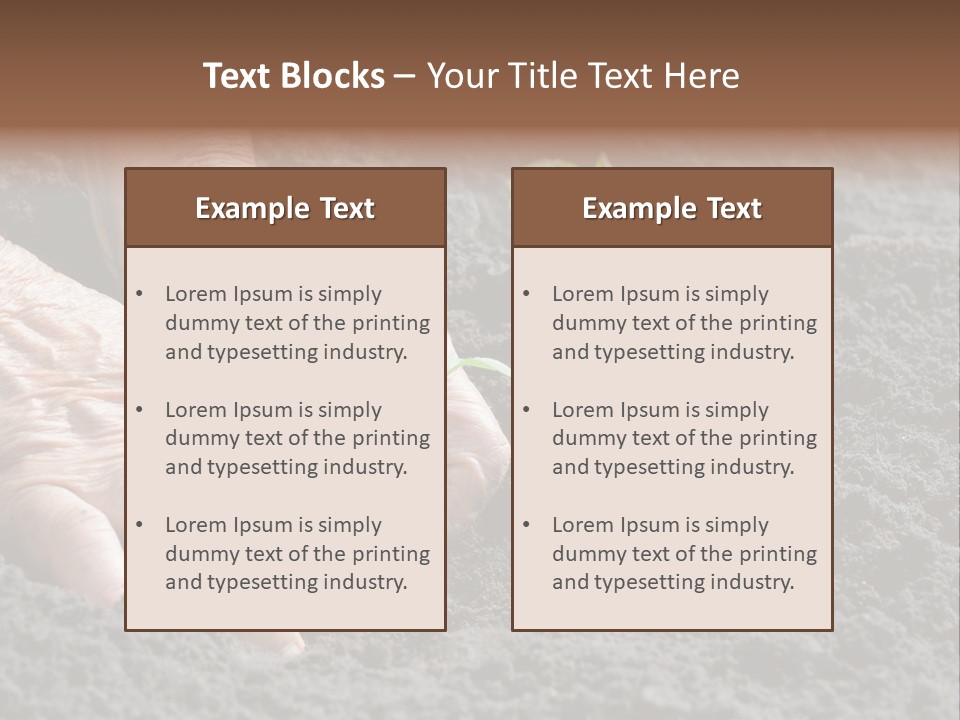Skin Beginnings Nature PowerPoint Template