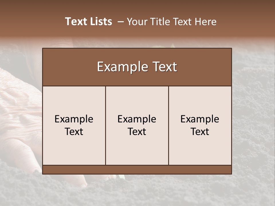 Skin Beginnings Nature PowerPoint Template