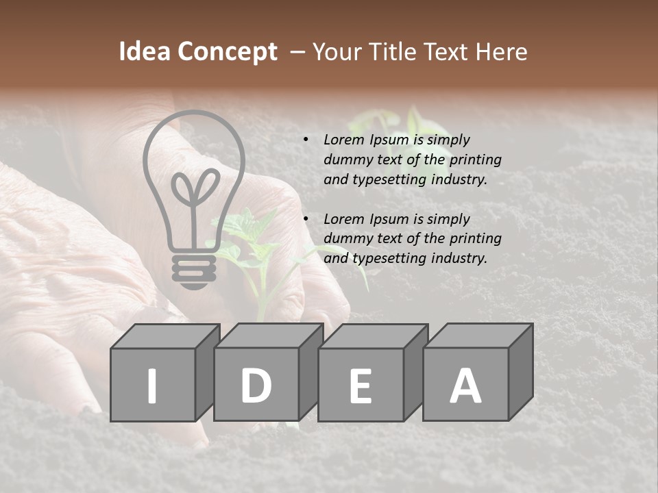 Skin Beginnings Nature PowerPoint Template