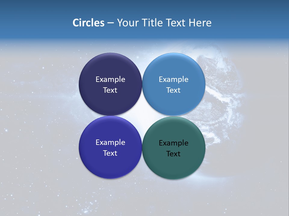 Globe Alien Planet PowerPoint Template