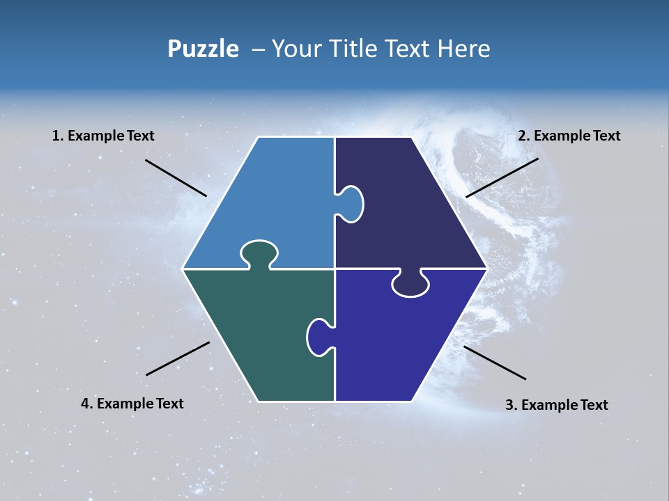 Globe Alien Planet PowerPoint Template