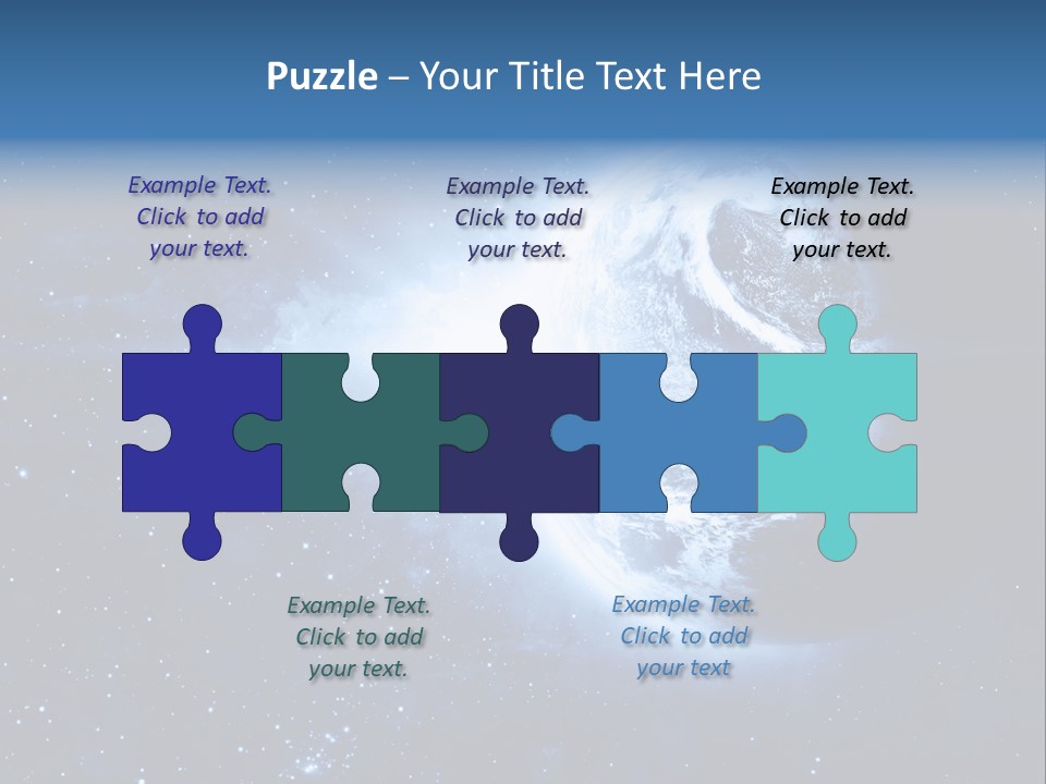 Globe Alien Planet PowerPoint Template