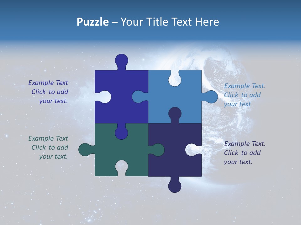 Globe Alien Planet PowerPoint Template