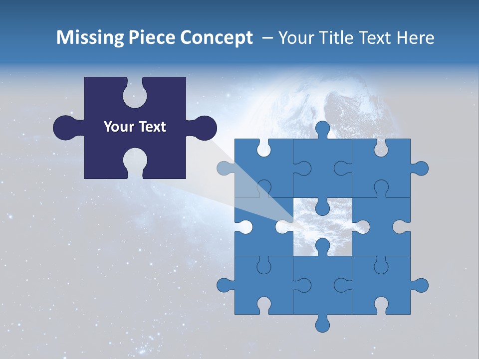 Globe Alien Planet PowerPoint Template