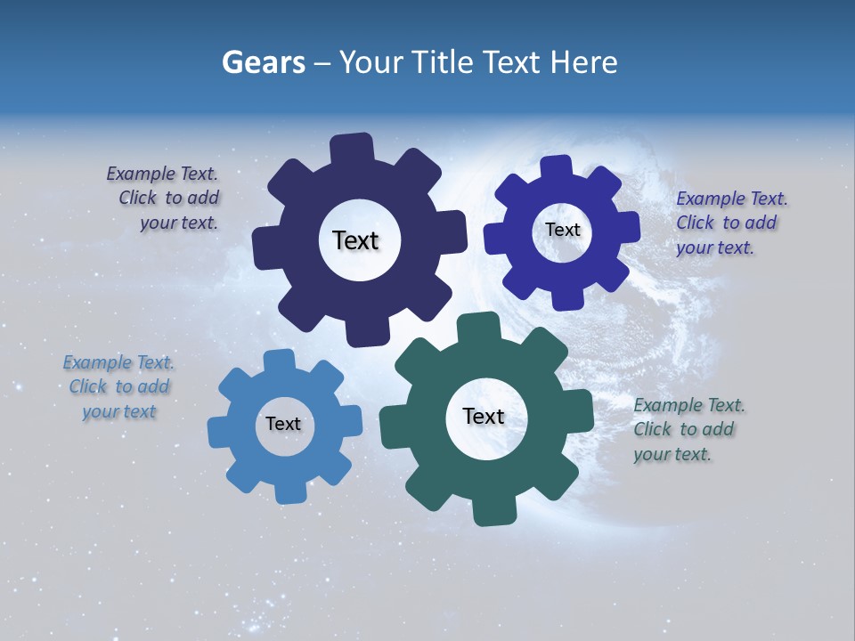 Globe Alien Planet PowerPoint Template
