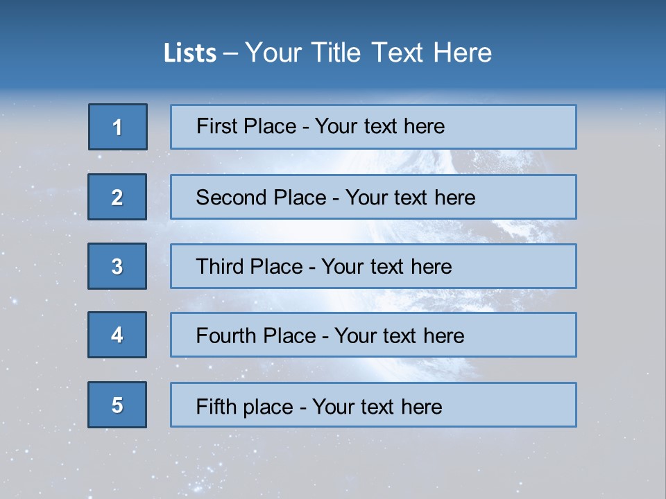 Globe Alien Planet PowerPoint Template