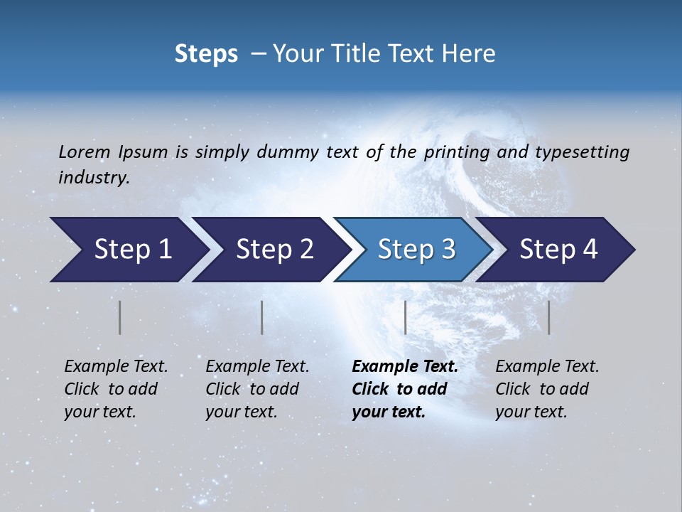Globe Alien Planet PowerPoint Template