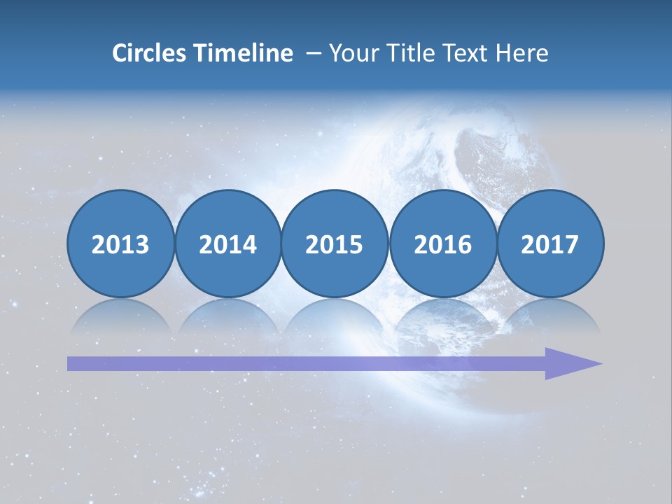 Globe Alien Planet PowerPoint Template