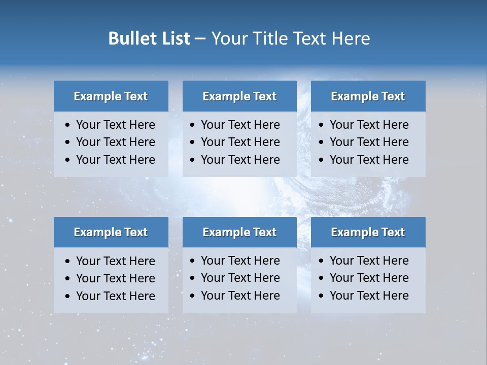 Globe Alien Planet PowerPoint Template