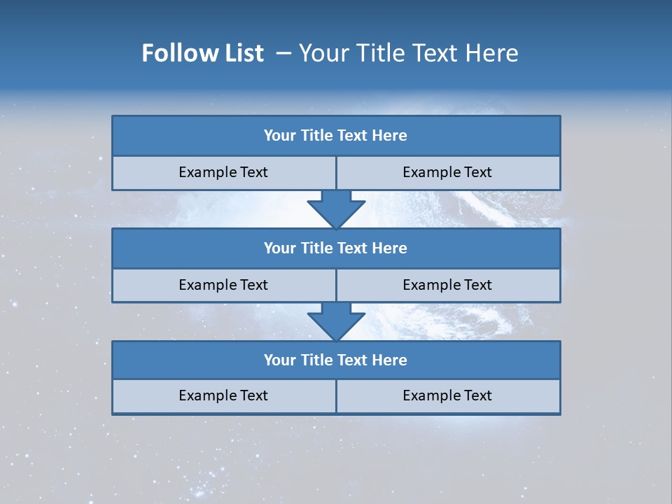 Globe Alien Planet PowerPoint Template
