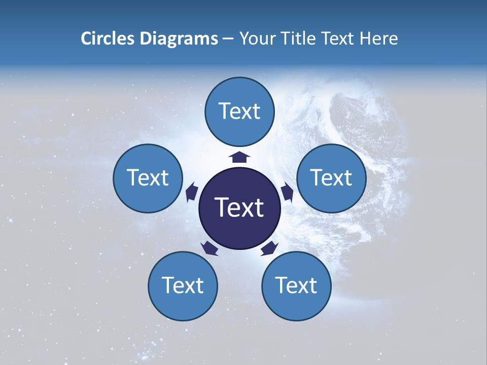 Globe Alien Planet PowerPoint Template