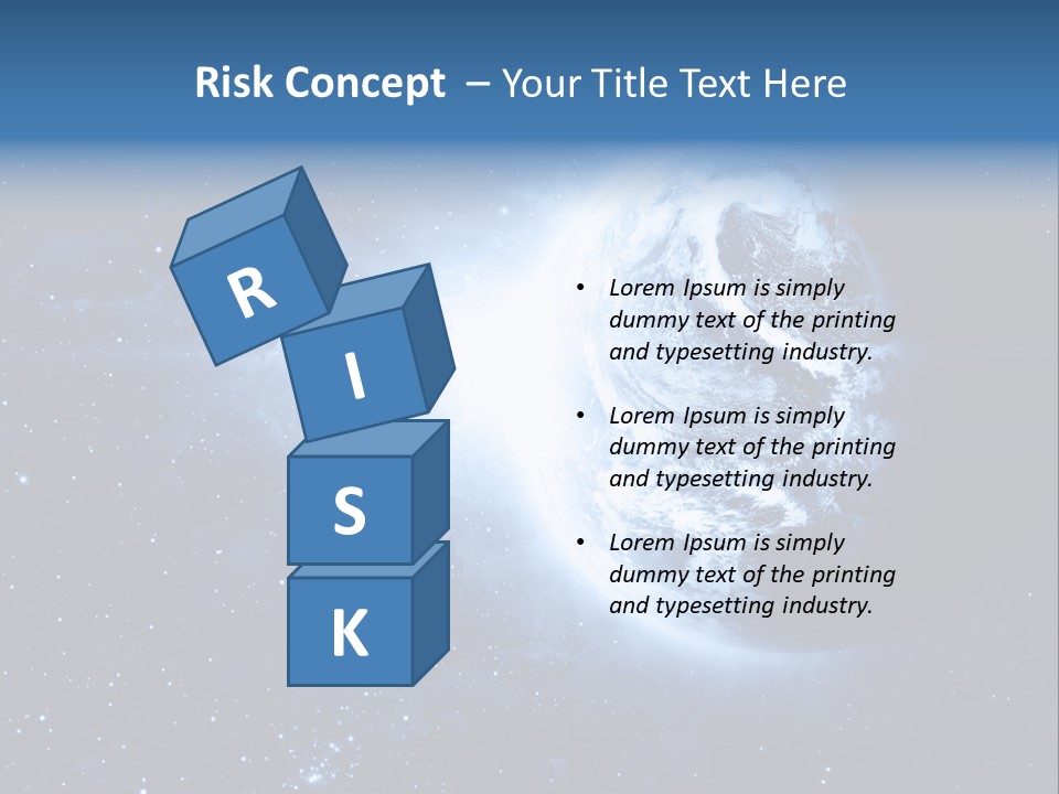 Globe Alien Planet PowerPoint Template