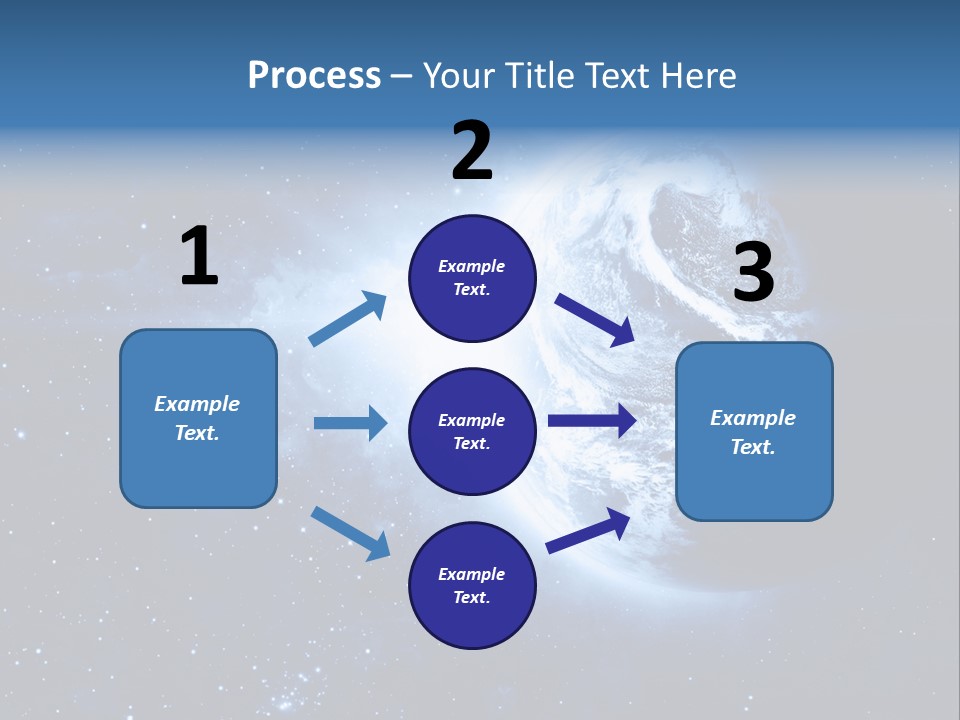 Globe Alien Planet PowerPoint Template