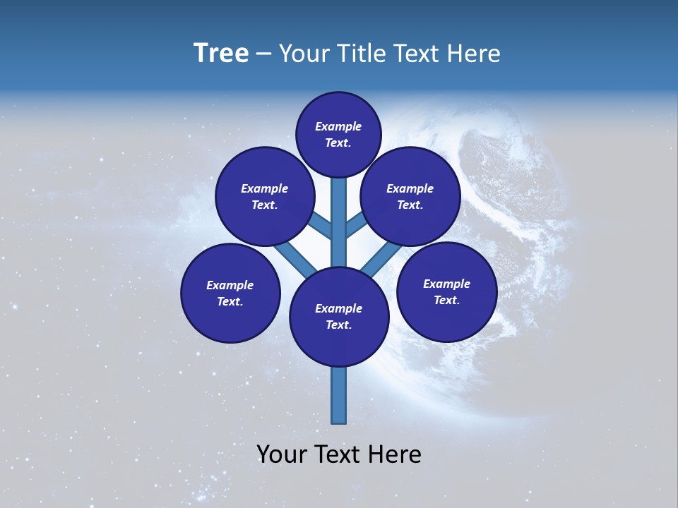 Globe Alien Planet PowerPoint Template