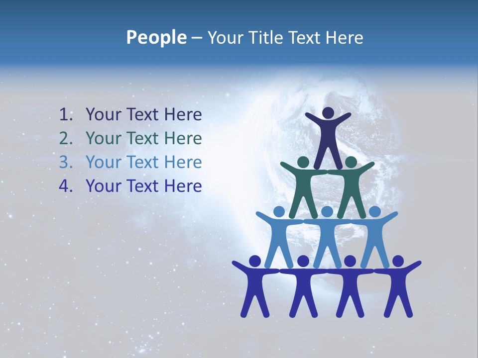 Globe Alien Planet PowerPoint Template