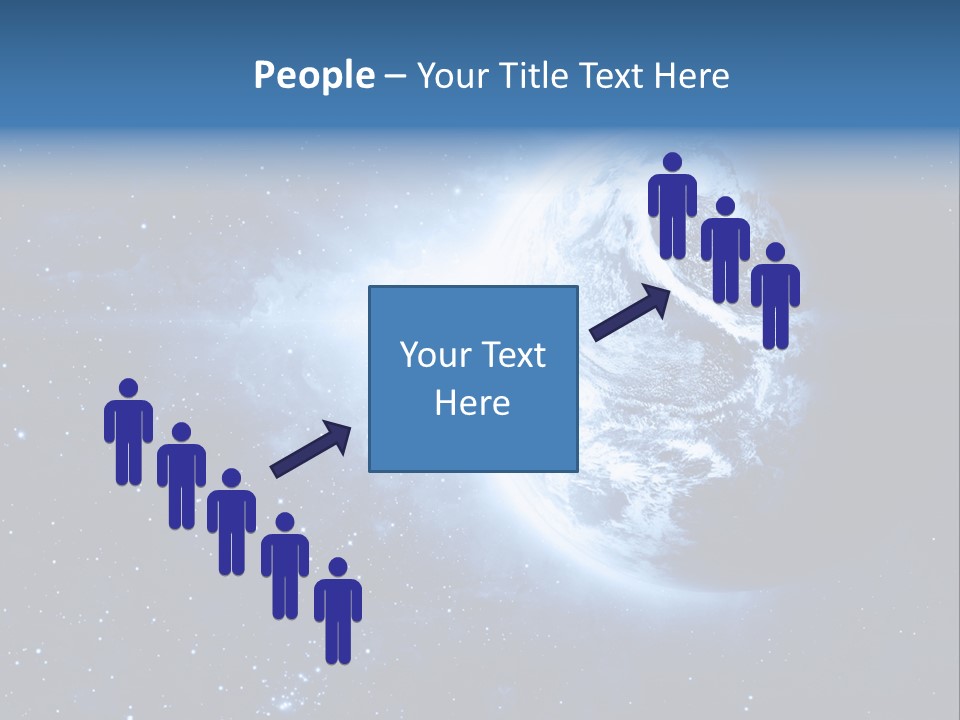 Globe Alien Planet PowerPoint Template