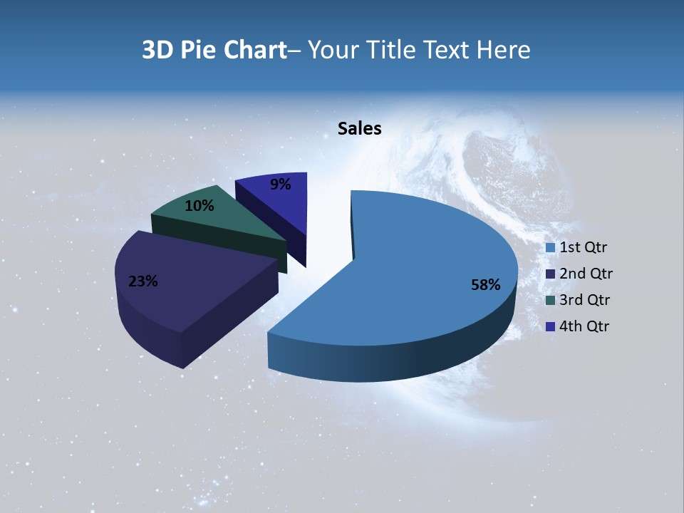 Globe Alien Planet PowerPoint Template
