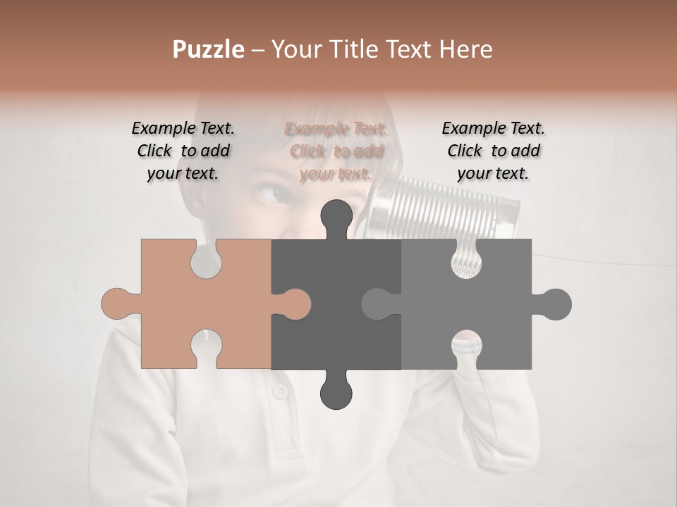 Listen Young Curiosity PowerPoint Template