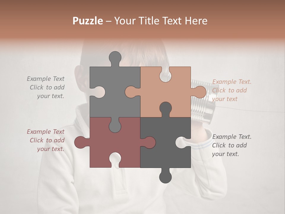 Listen Young Curiosity PowerPoint Template