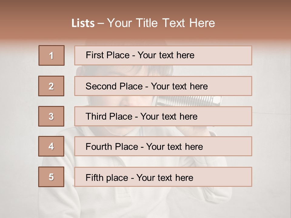 Listen Young Curiosity PowerPoint Template